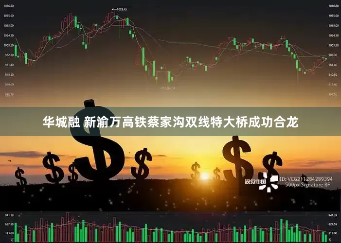 华城融 新渝万高铁蔡家沟双线特大桥成功合龙